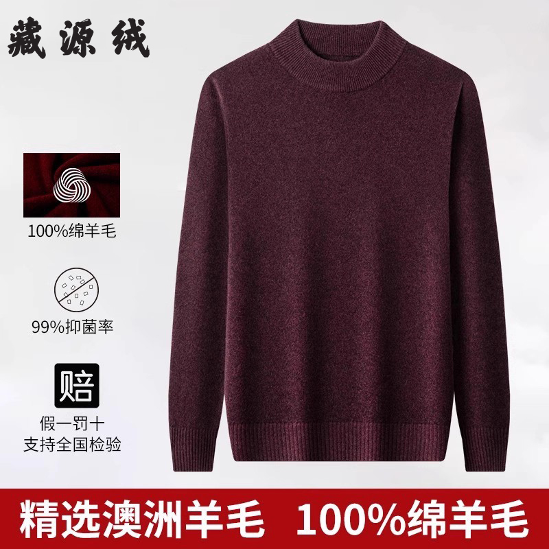 2024秋冬季新款羊毛衫男