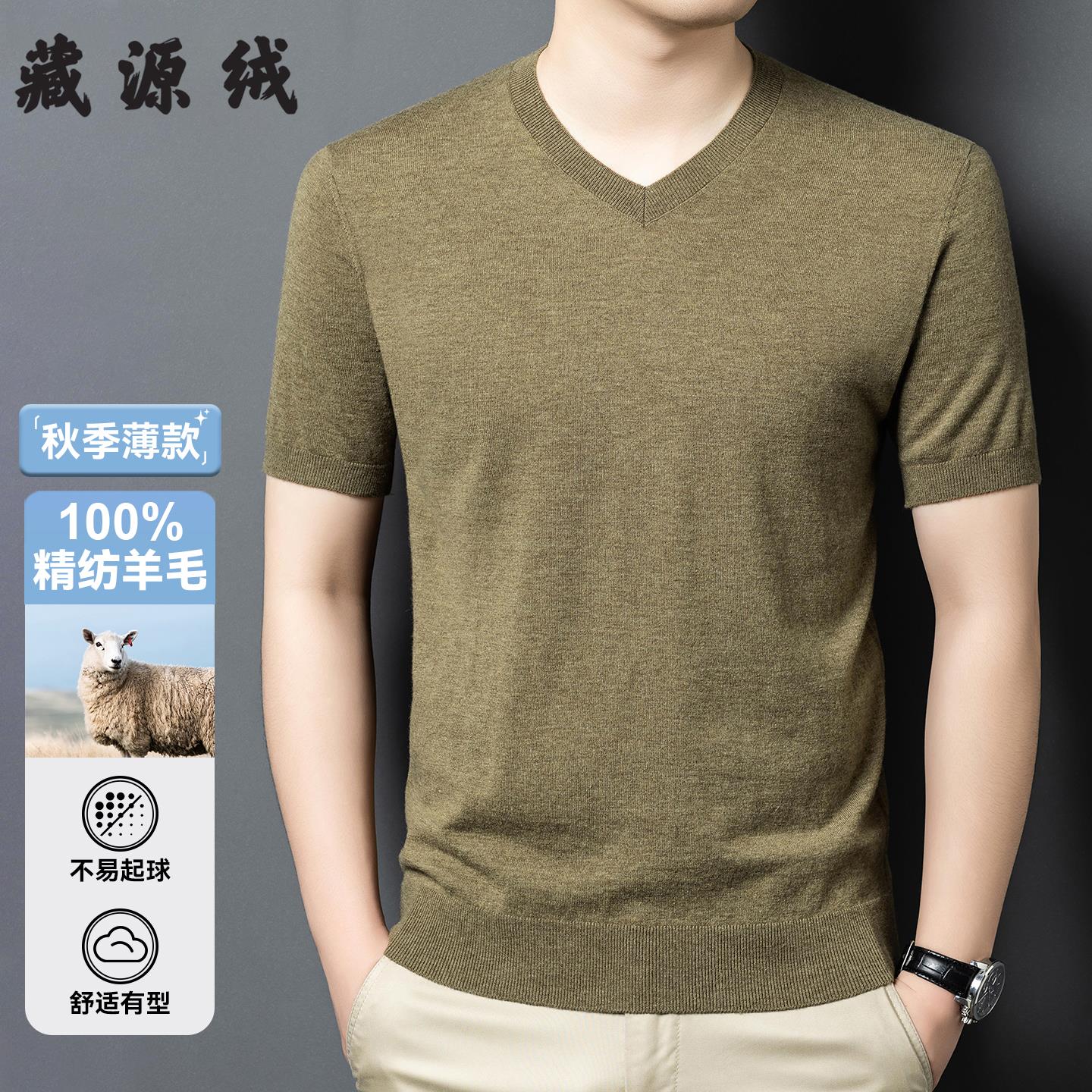 2025秋季新款短袖羊毛衫