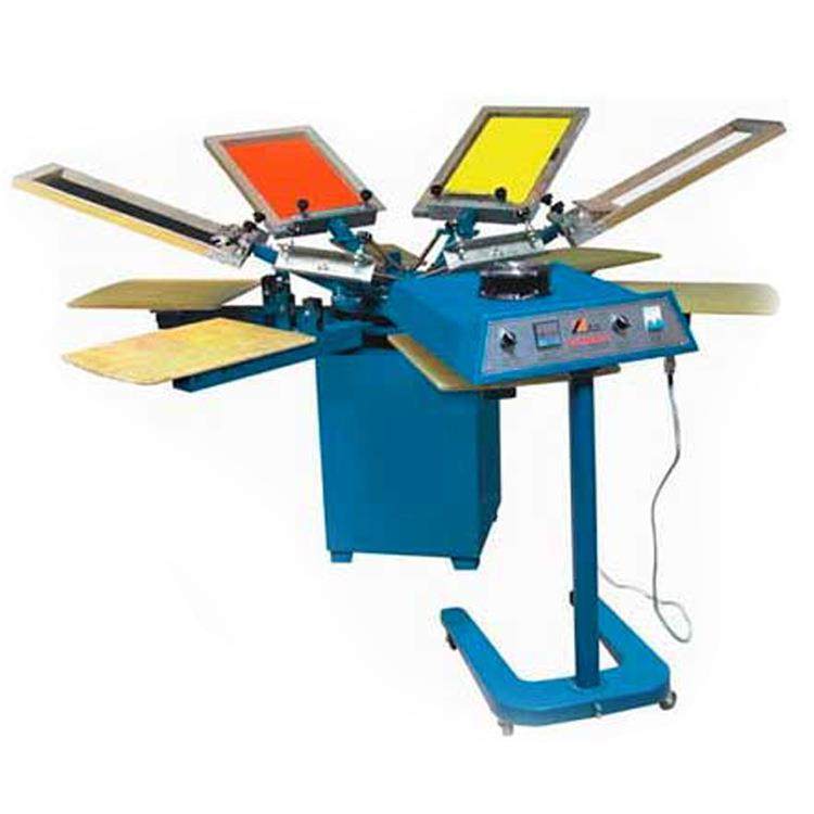 8色手动旋转多色丝网印花机 t恤无纺布印刷机,办公设备/耗材/相关服务,丝印机,淘宝优惠券,粉丝福利购,淘宝优惠卷