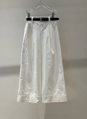 ariosea艾诺丝娃官方旗舰店正品2026春季高腰宽松休闲裤BR301118