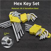 梅花星形米形六角扳手中孔螺丝刀T30T型件梅花六角扳手梅花