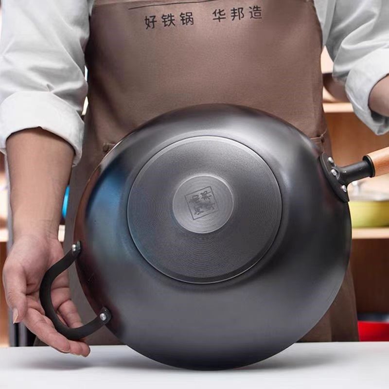 精选华邦华美铸铁炒锅无涂层家用生铁轻型炒锅圆底平底燃气电磁炉,厨房/烹饪用具,炒锅,淘宝优惠券,粉丝福利购,淘宝优惠卷