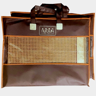 2021加厚藤席透气凉席1.5m床双人1.8米三件套 单人冰席子 可折叠式