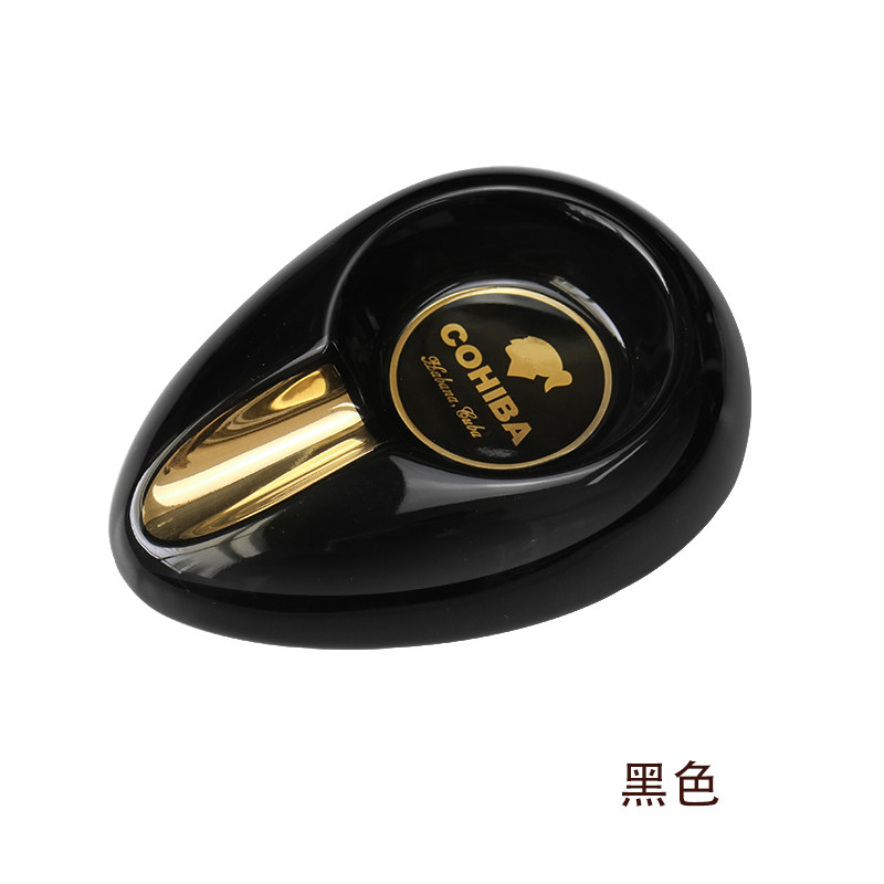 蒙特雪茄烟灰缸创意个性时尚陶瓷便携式家用雪加烟缸雪茄专用