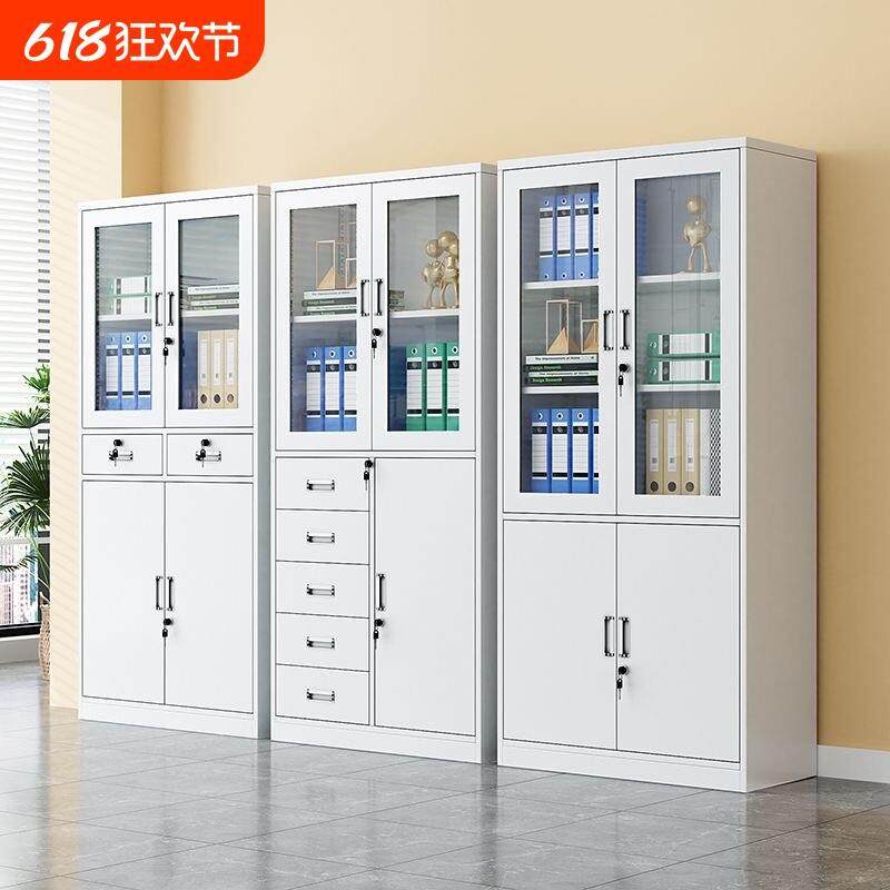办公室文件柜铁皮资料柜财务凭证档案柜员工更衣柜储物柜矮柜柜子