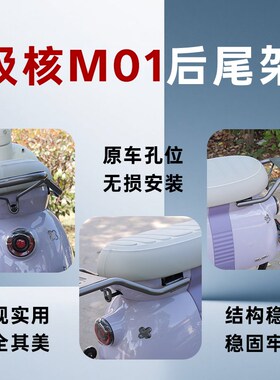 精选适用春风极核MO1尾箱架m01电动自行车后备箱支架电轻摩改装后