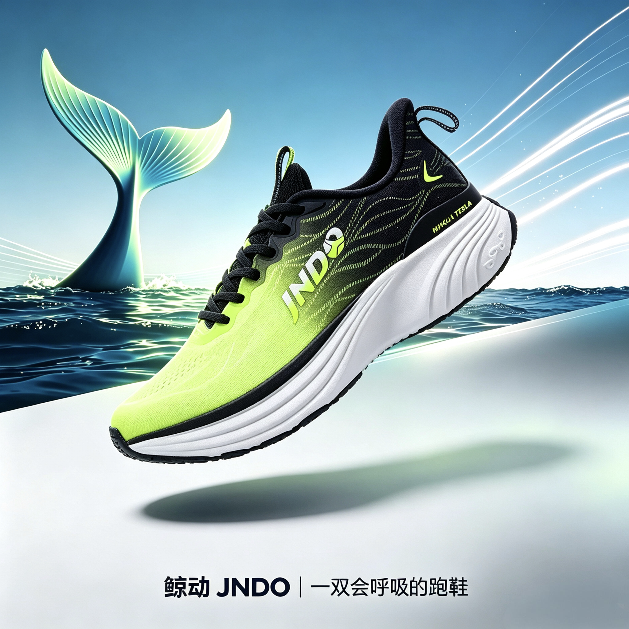 jndo跑鞋鲸动男女同款图片