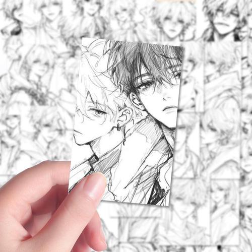 240张少年临摹贴纸图稿手绘创意美术初学者临摹素材装饰贴纸