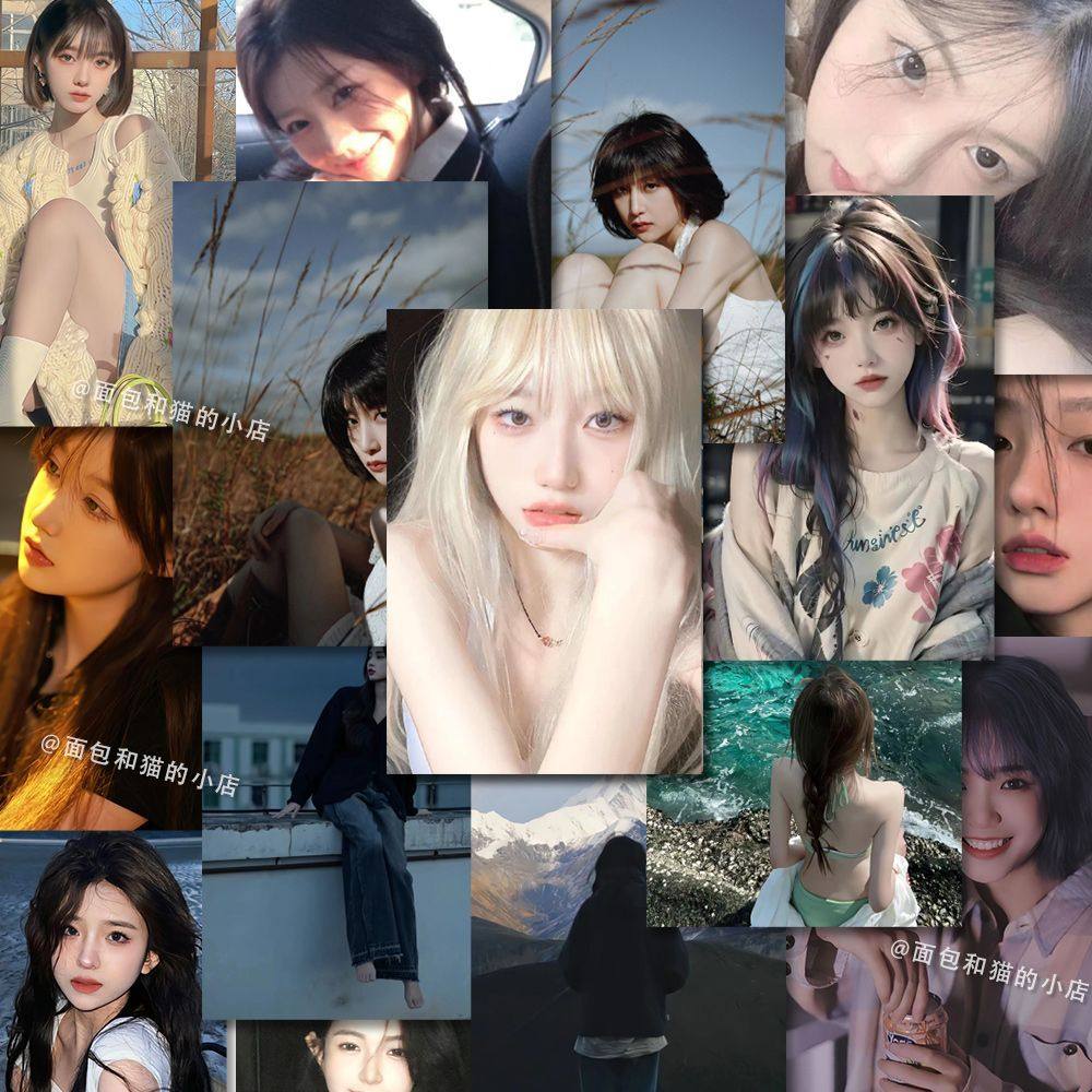 126张心动女神氛围感ins高颜值美女纯爱战神清冷气质美女高清贴纸,文具电教/文化用品/商务用品,贴纸/立体贴纸,淘宝优惠券,粉丝福利购,淘宝优惠卷