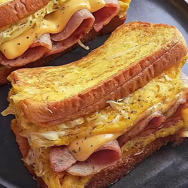 培根三明治营养早餐半成品面包懒人早饭充饥夜宵零食
