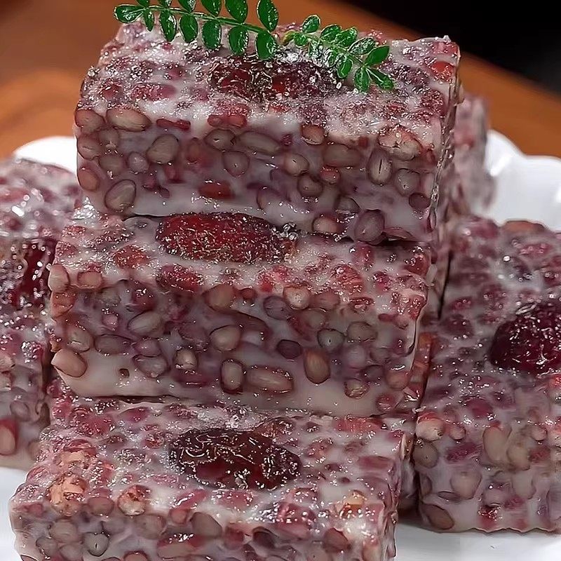 红豆糕传统糕点心儿童早餐速冻半成品食品懒人速食