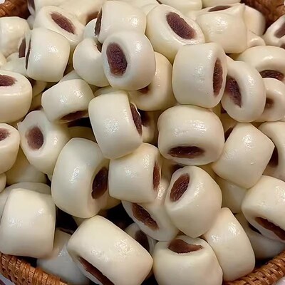 宝星龙牛奶豆沙小馒头头宝宝儿童营养早餐半成品手工懒人面食速冻