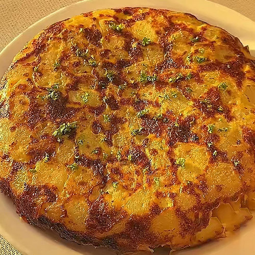西班牙土豆饼馅饼煎饼土豆丝饼速食营养早饭早餐即食速冻半成品