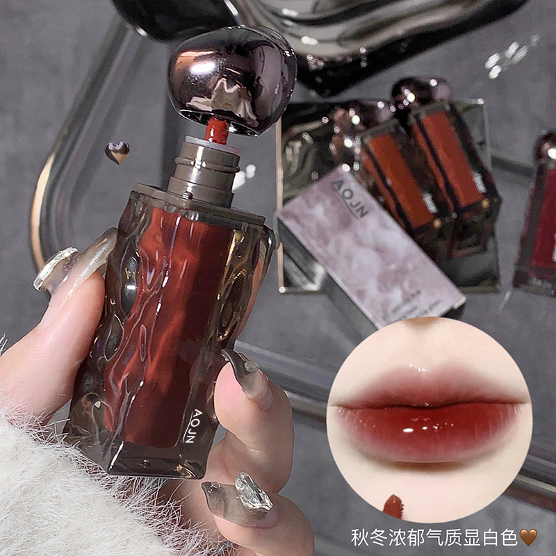 水光镜面唇釉玻璃唇妆显白易上色