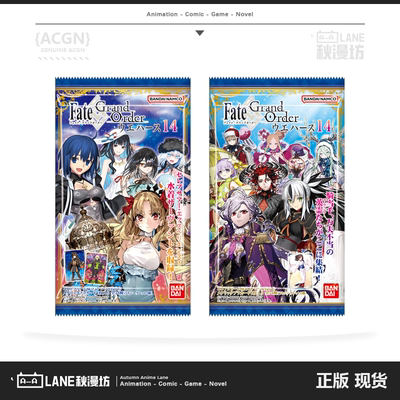 日版fgo食玩卡第14弹fate食玩卡fgo收藏卡fate/grand order收藏卡