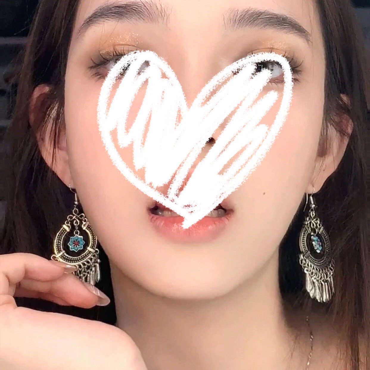 小众设计流苏长款耳饰高级感