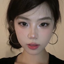 y2k千禧辣妹风银色超大圆圈耳环女夸张素圈大耳圈高级感圈圈耳饰