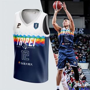 定制P+联赛富邦勇士团队班级企业学生比赛吸汗速干套装篮球服球衣