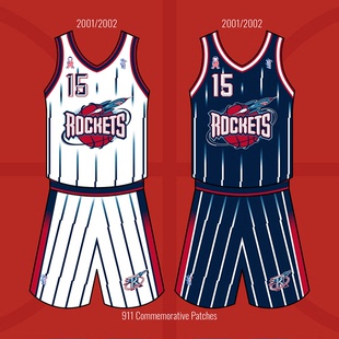 定制火箭队姚明哈登麦迪格林惠特莫尔申京威少比赛速干篮球服套装