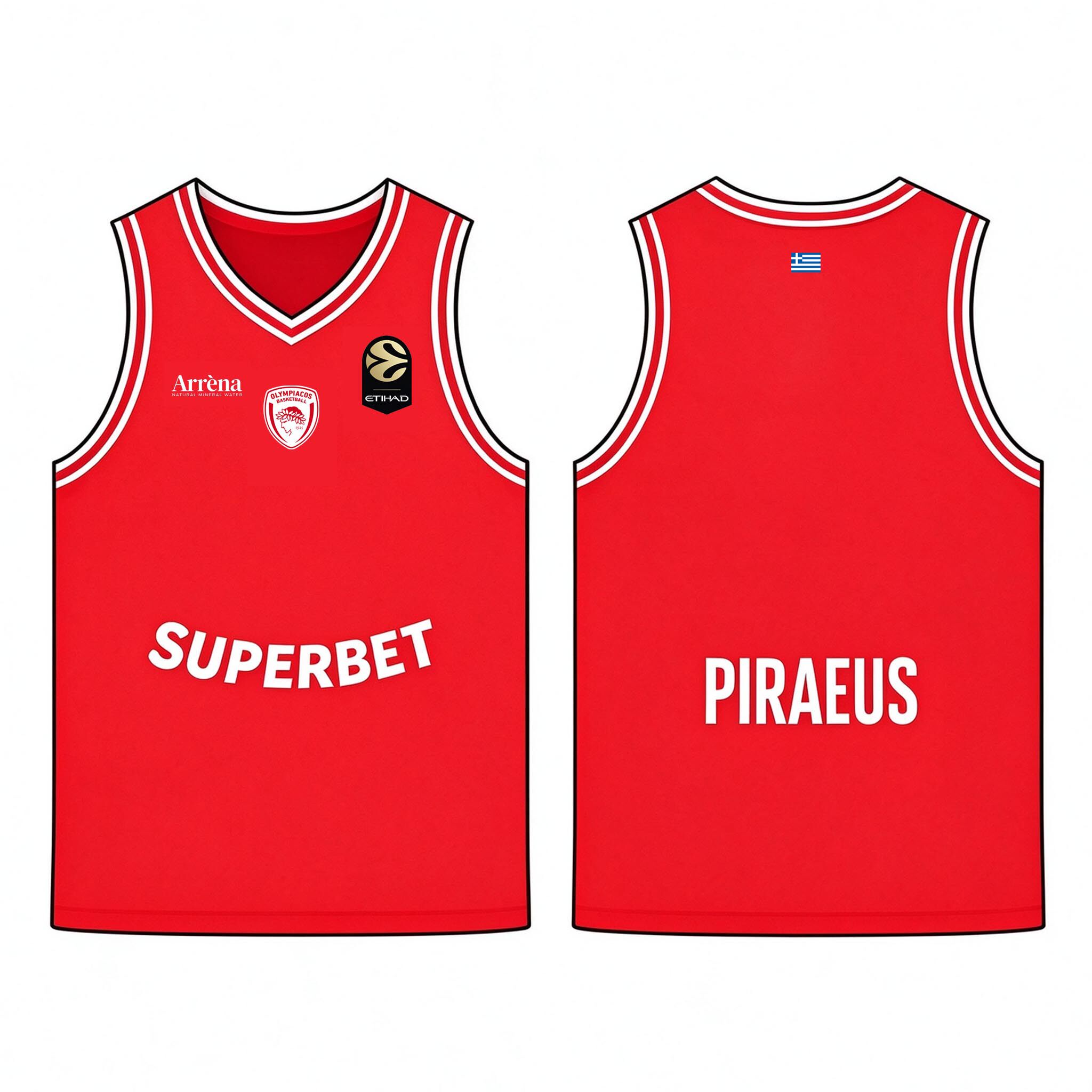 OlympiacosPiraeus篮球衣
