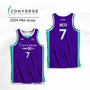 定制2024PBA联赛Converge 阿拉纳霍普森温斯顿拉卡尔涅托比赛球衣