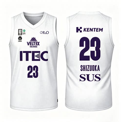 VertexShizuoka比赛球衣篮球服