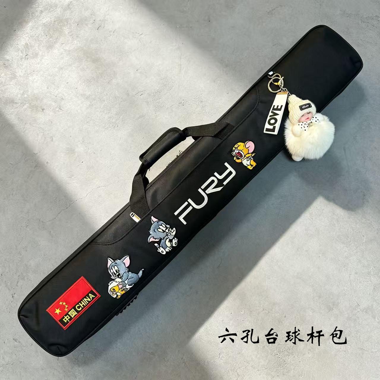威利FURY-1/2分体六孔台球杆包图片