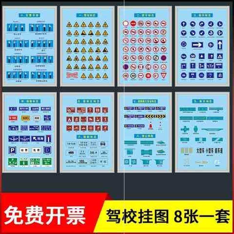 驾校道路交通禁令标志海报挂图展板墙贴画标牌标识学车警示手势属于什么档次？