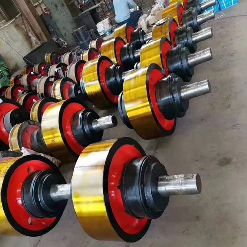 双梁主动车轮组直径350主动轮/被动轮 起重机轮组河南矿山