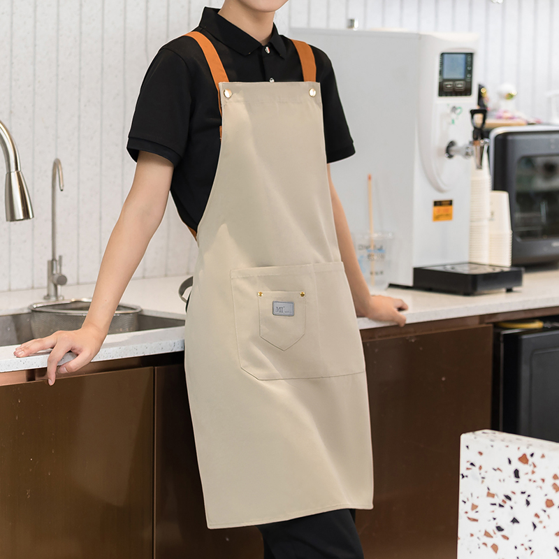围裙厨房家用防水防油餐饮专用定制印logo做饭工作服男女2025新款