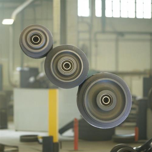 4寸橡胶静音轮平板车轮5寸布草车轮3寸行李车手推车轮子耐磨轱辘