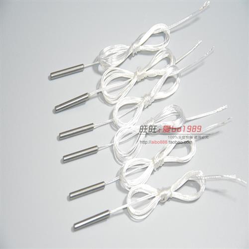 wzp-pt100温度传感器二线制 三线铂电阻 超小体积 热电阻 pt1000