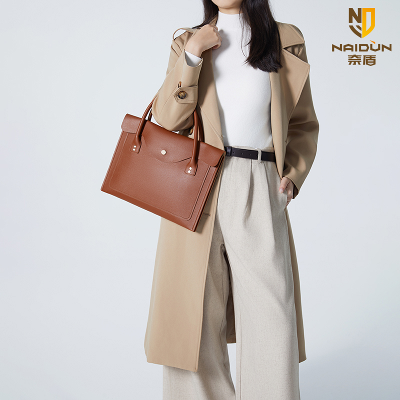 NAIDUN奈盾笔记本手提包轻便耐用轻便13.3英寸电脑包16小众高级感新款轻奢小众设计公文包