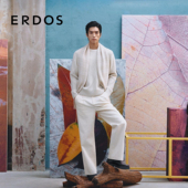 ERDOS 亲肤透气挺阔有型宽松直筒牛仔裤 25年男装 秋冬新品