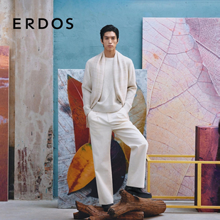 亲肤透气挺阔有型宽松直筒牛仔裤 秋冬新品 25年男装 ERDOS