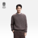 26年早春新品 老钱风针织衫 男装 圆领绞花羊绒衫 植物染 ERDOS