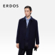 纯羊绒行政大衣25年秋冬新品 ERDOS 男装 翻领一手长挺括毛呢外套