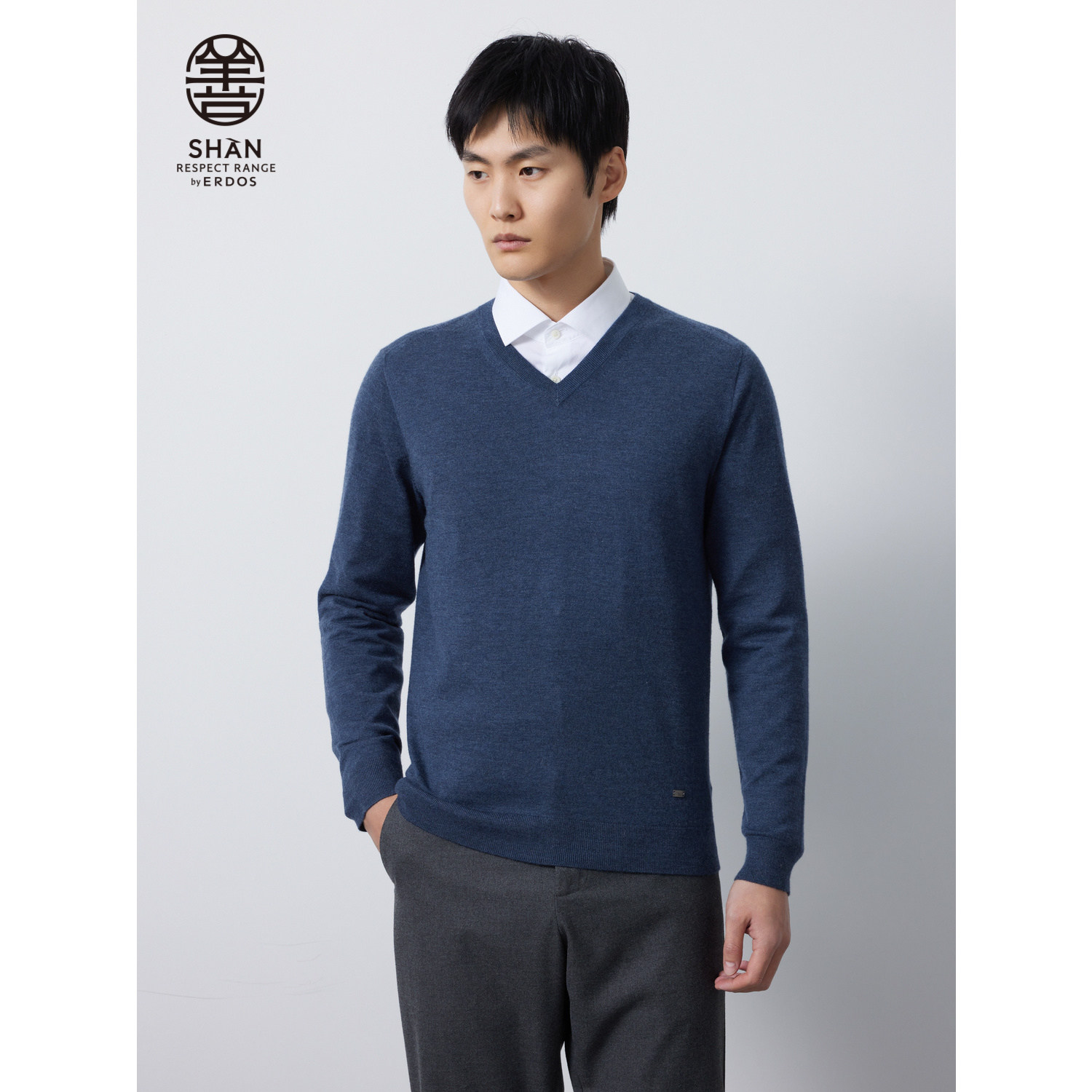 【善系列】ERDOS 男装羊绒针织衫秋冬精纺V领百搭羊绒衫,男装,羊绒套衫,淘宝优惠券,粉丝福利购,淘宝优惠卷