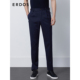 ERDOS 商务休闲百搭 秋冬藏蓝色中腰微弹直筒裤 男装 含棉长裤