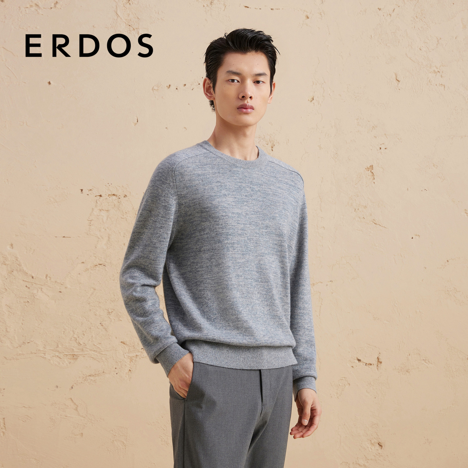 ERDOS男装轻暖纯羊绒衫