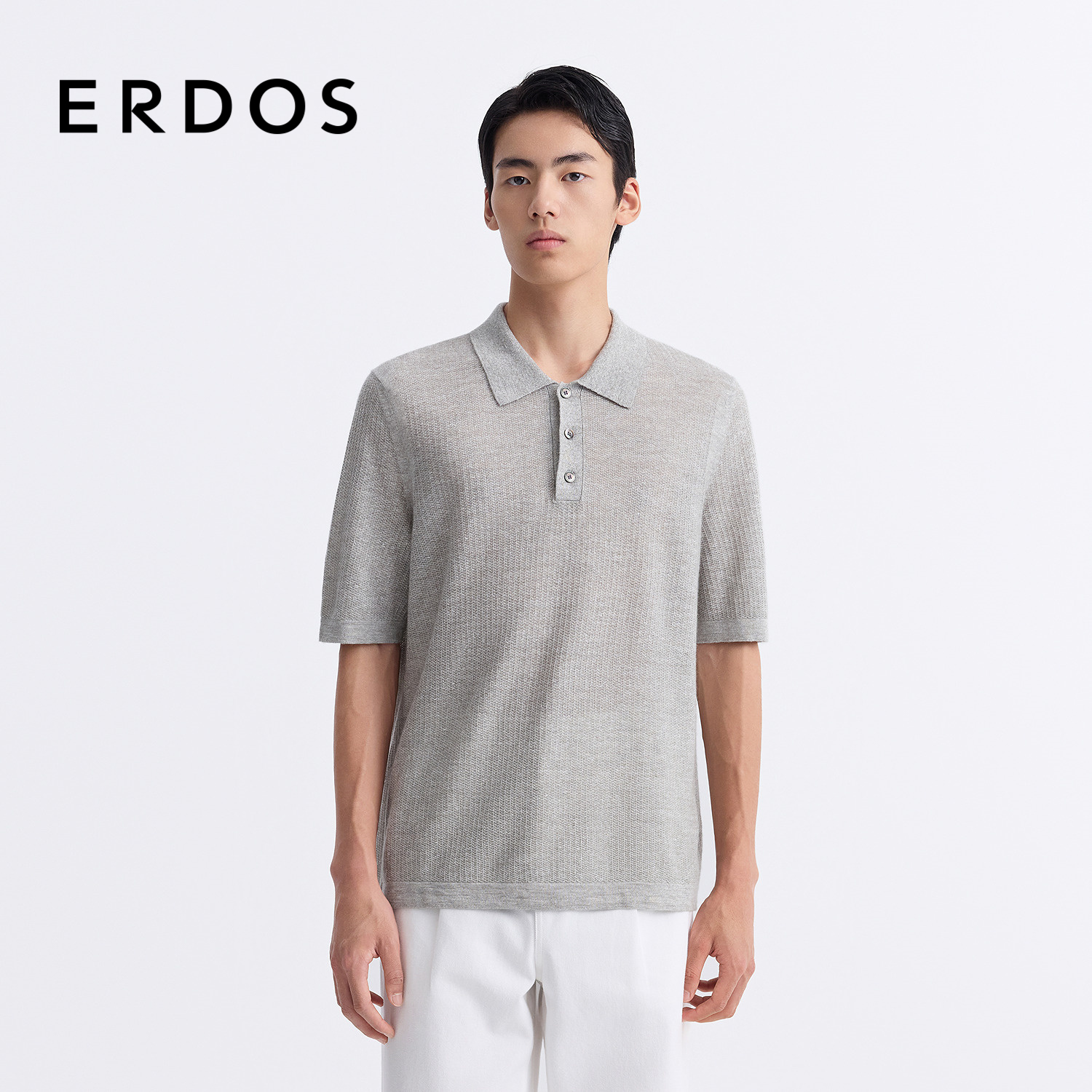 ERDOS男装轻羊绒POLO衫