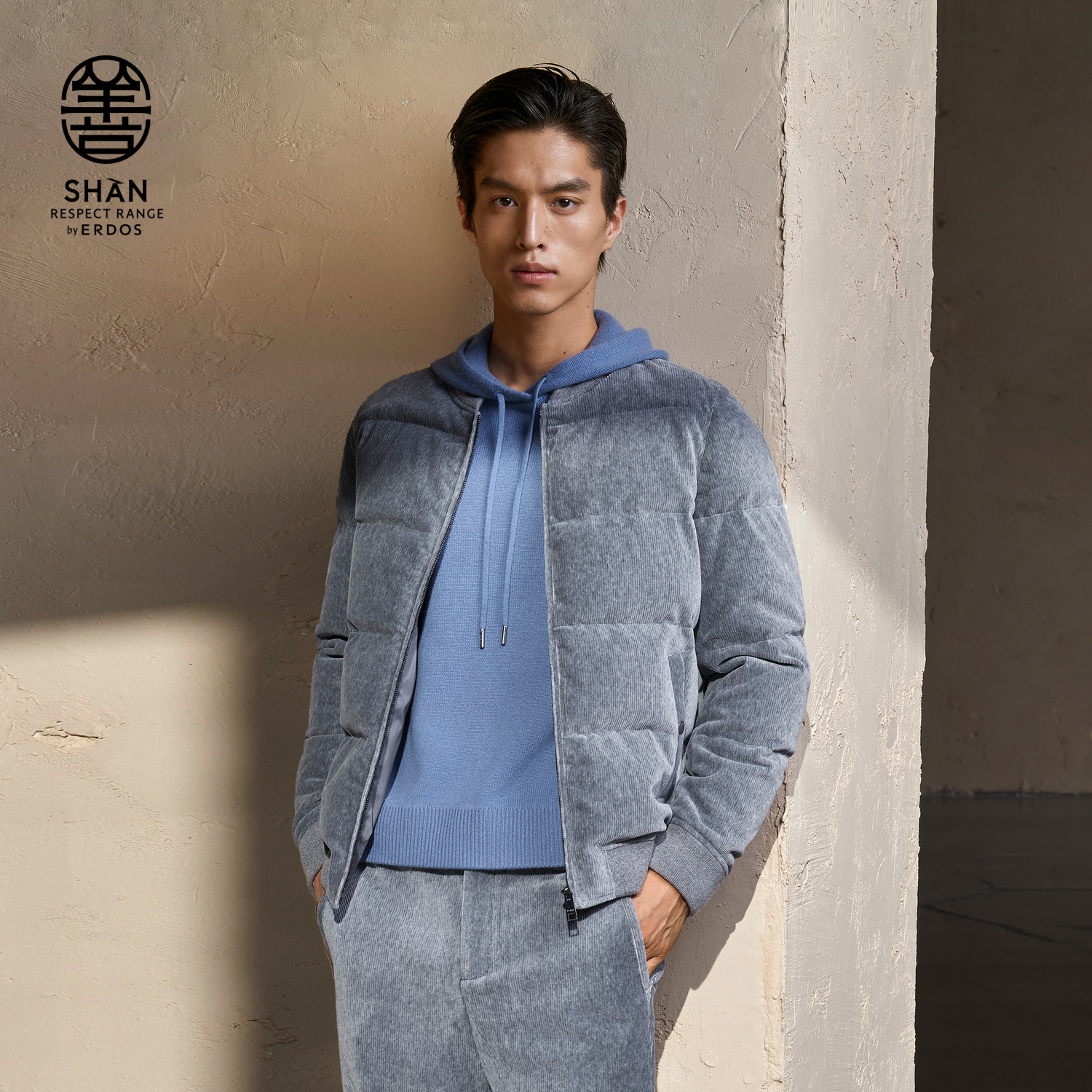 ERDOS男装初绒纯羊绒衫