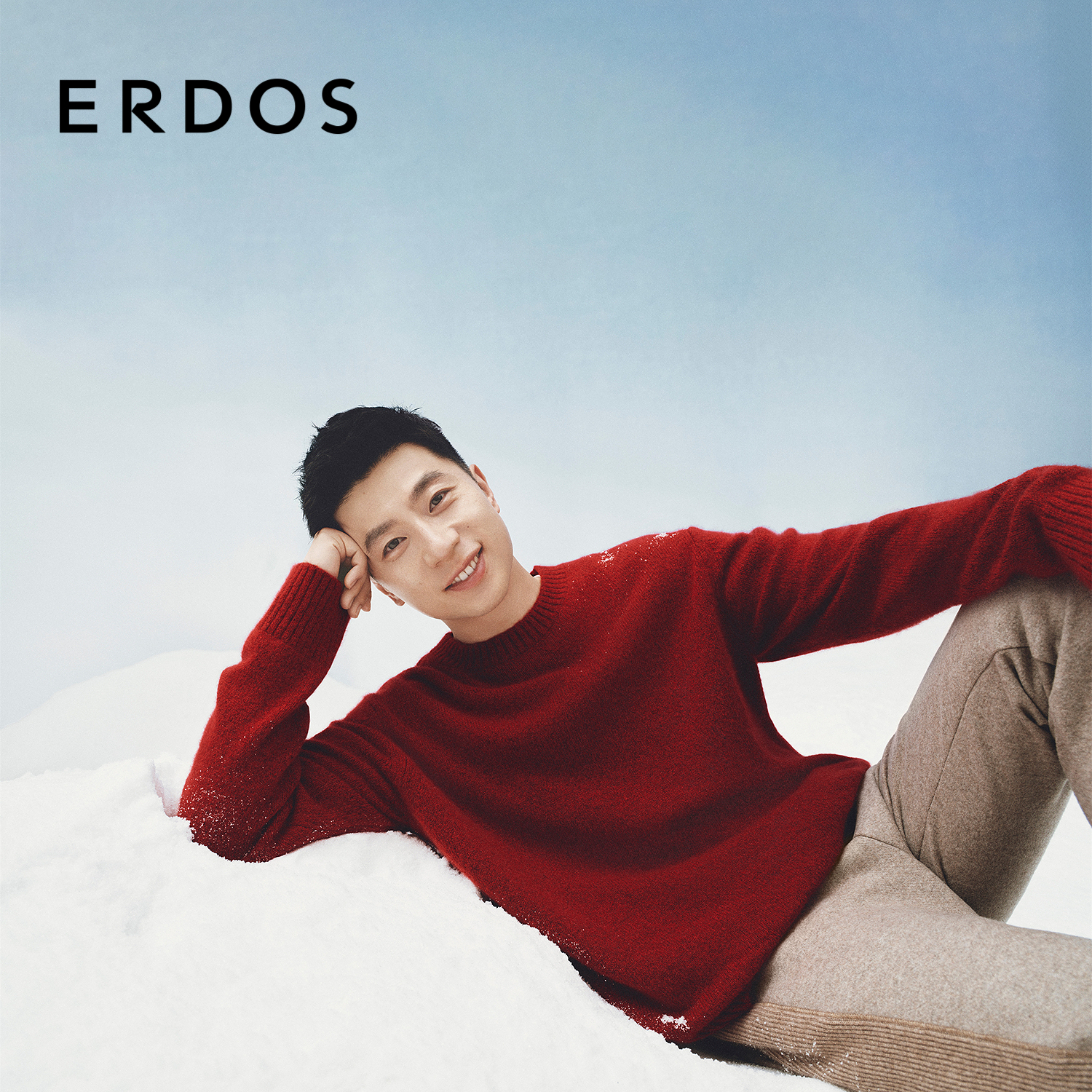 ERDOS马龙同款纯羊绒衫