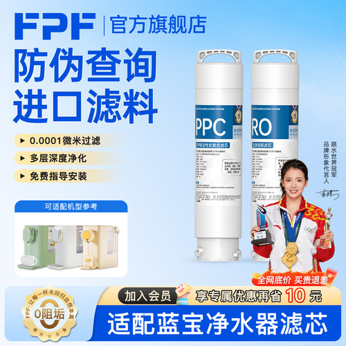 FPF适配blaupunkt蓝宝滤芯德国DM01德克西WD-1饮水机净水器ppcRO