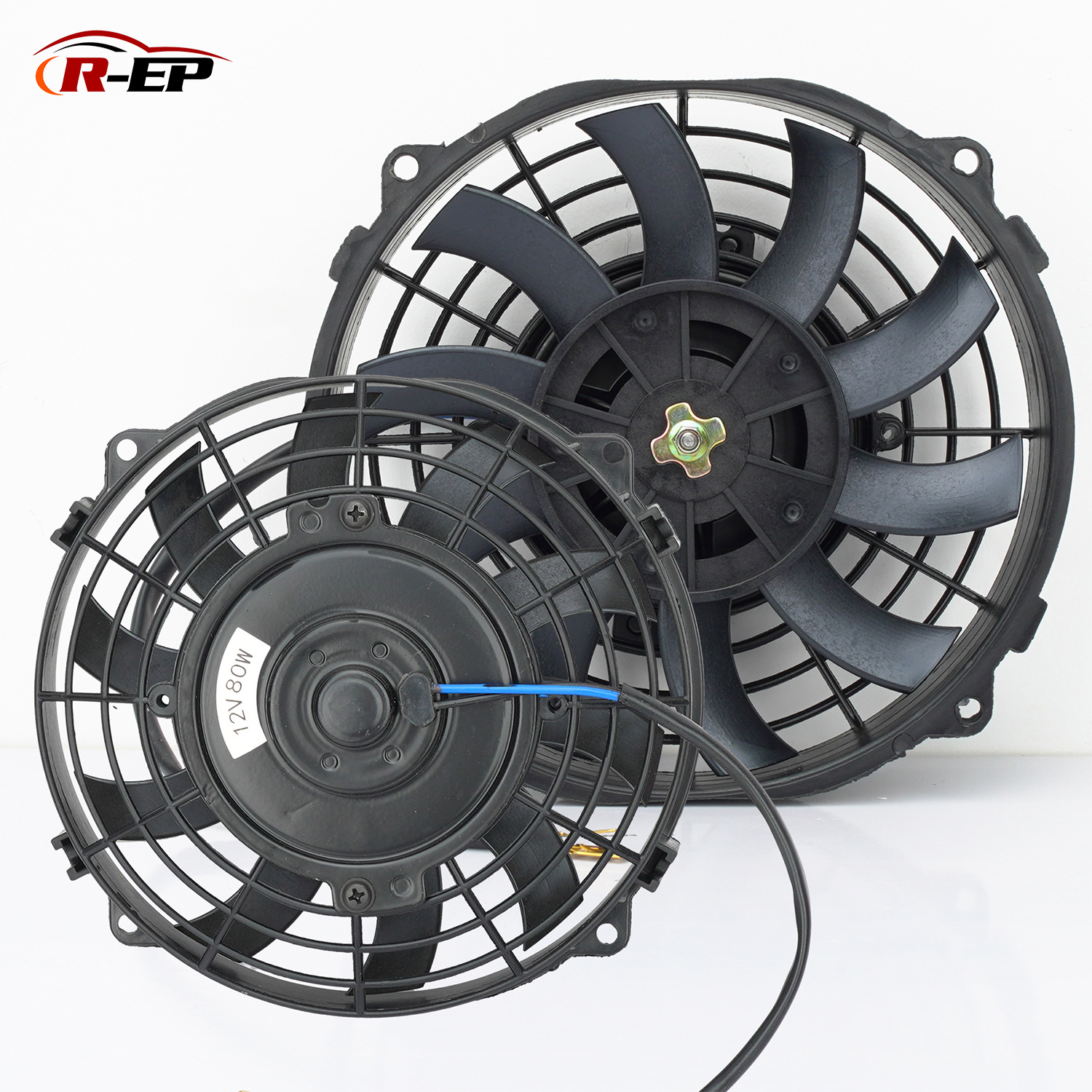 汽车散热风扇通用12V80W120W超