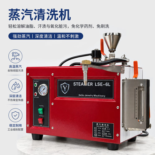 工业蒸汽清洗机6L 首饰金属高温高压喷汽机 金银表面清洁蒸汽机
