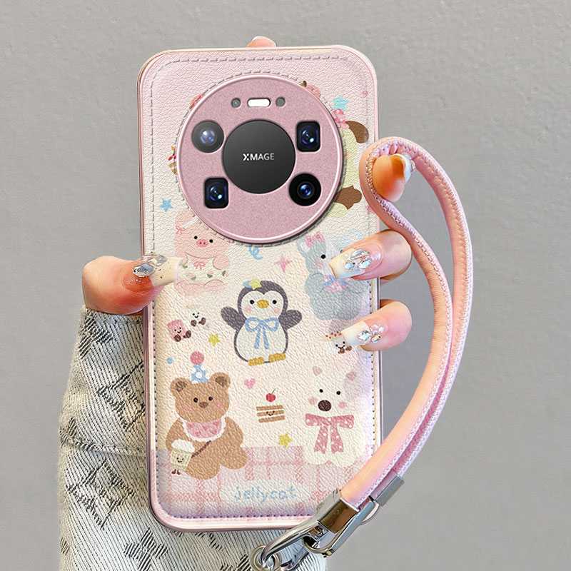 适用华为mate80系列可爱防摔外壳