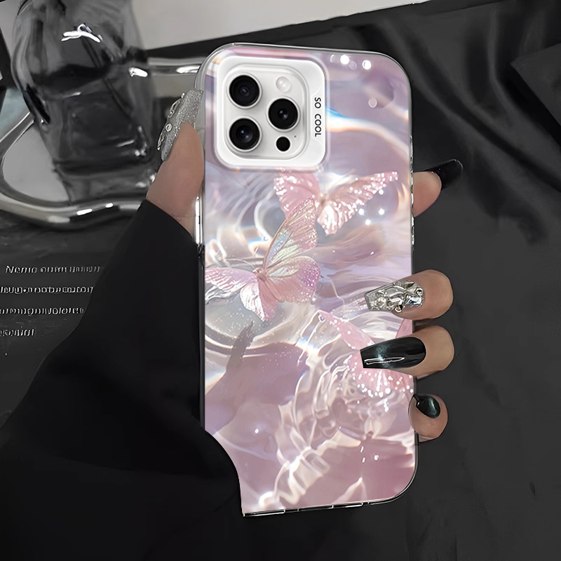 苹果系列波纹蝴蝶防摔手机壳