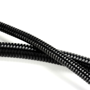 波纹管软管穿线管电线电工护套管尼龙阻燃塑料可开口PE螺纹管 加厚