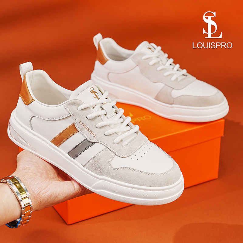 LOUISPRO休闲板鞋透气耐磨男鞋